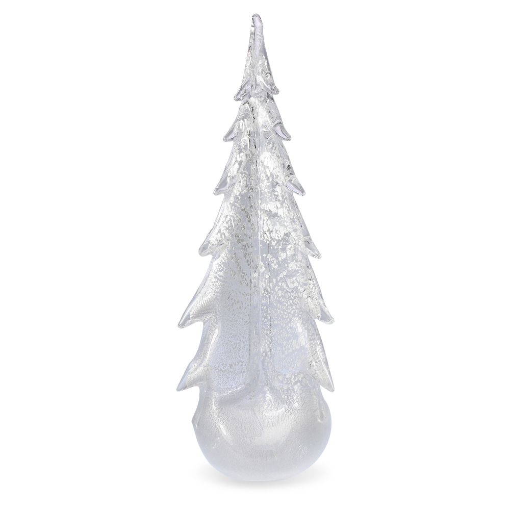 Simon Pearce Vermont Silver Leaf Evergreen, 14