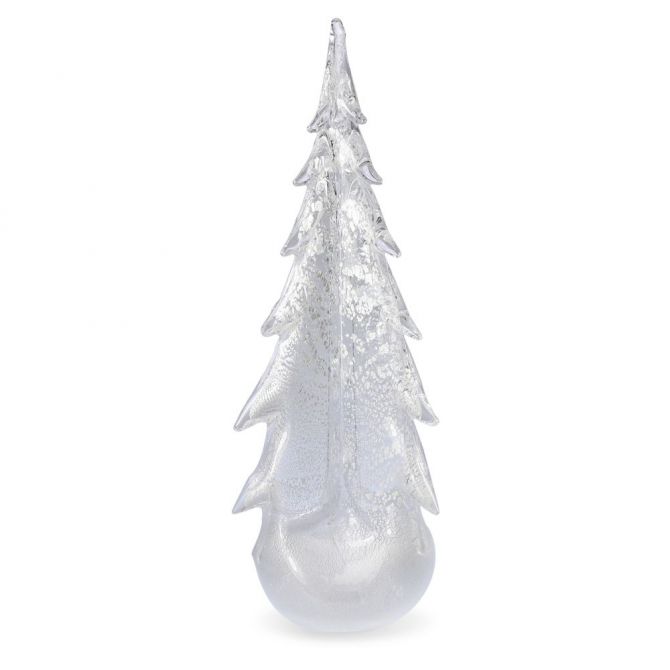 Simon Pearce Vermont Silver Leaf Evergreen, 14"