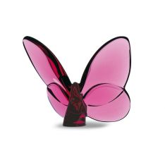 Baccarat Papillon Lucky Butterfly, Peony Pink