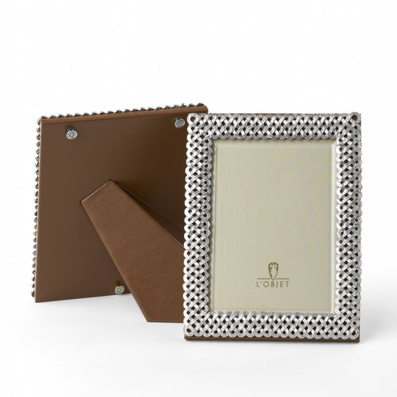 L'Objet Platinum Braided Frame, 5x7