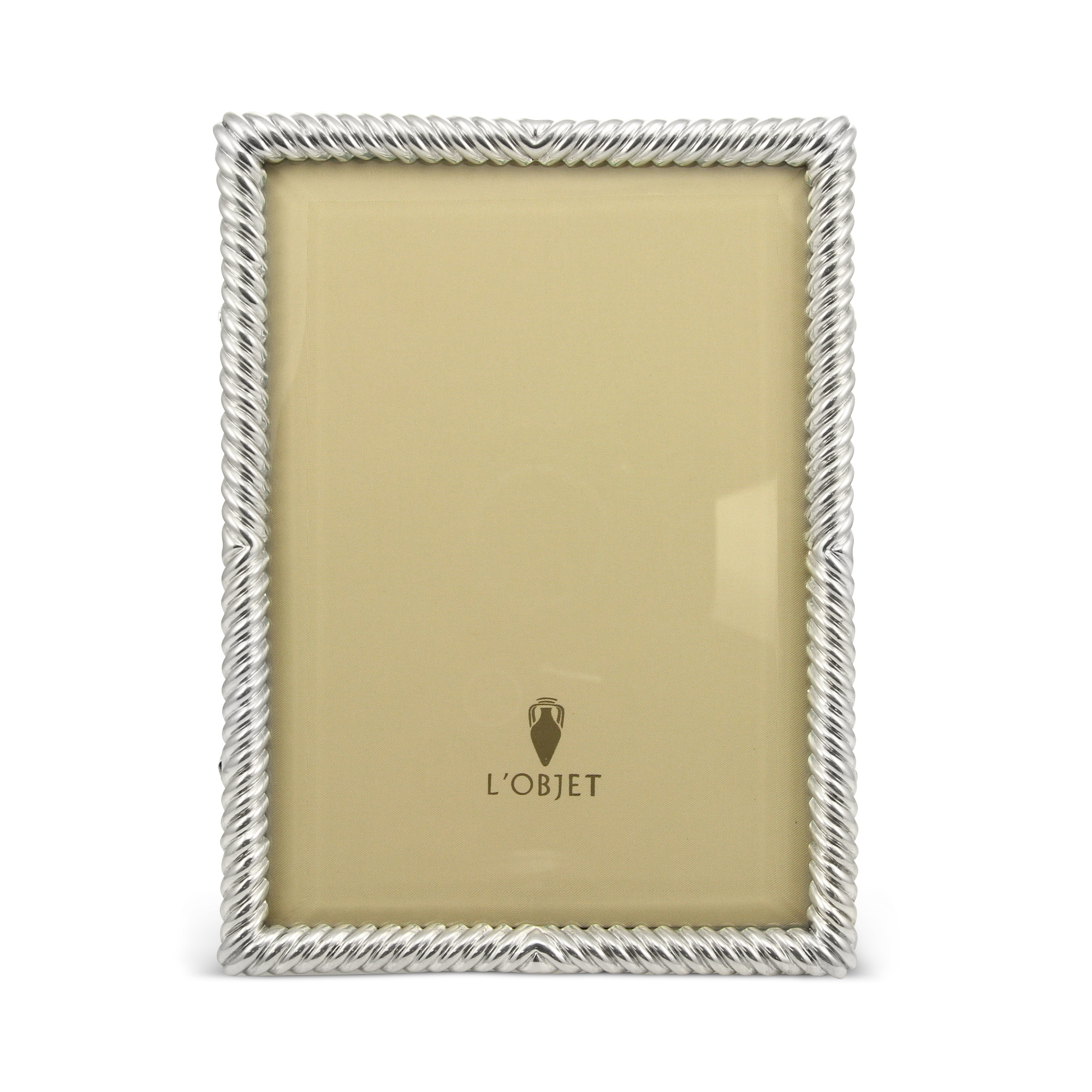 L'Objet Platinum Deco Twist Frame, 5x7