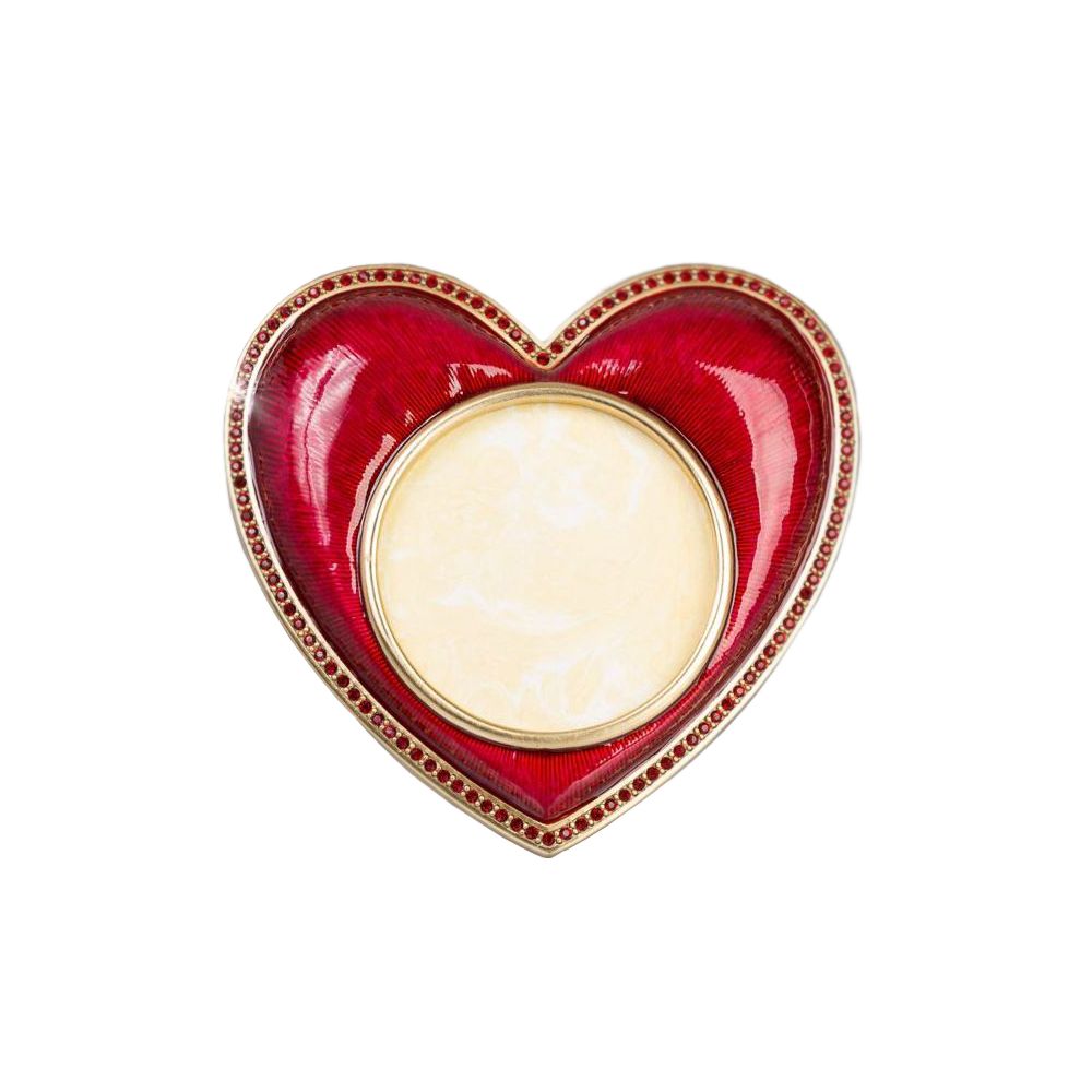Jay Strongwater Chantal Heart Frame, Siam Borsheims