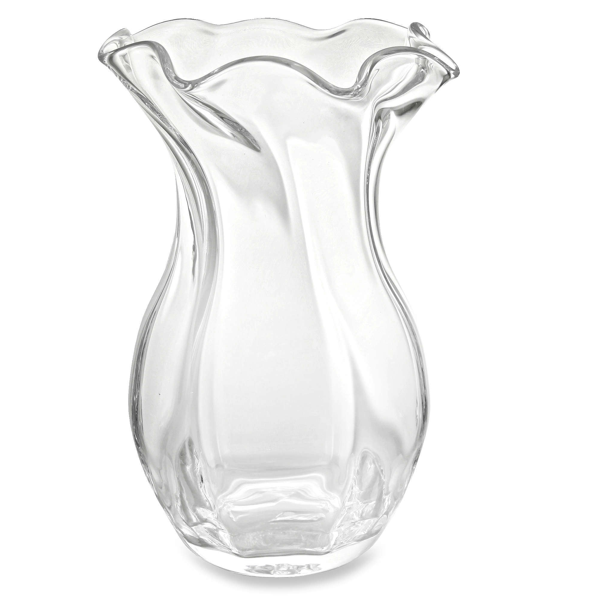 Simon Pearce Chelsea Optic Low Vase