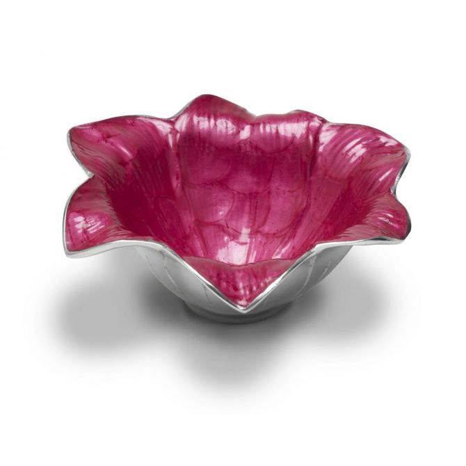 Julia Knight Lily 8" Bowl, Raspberry