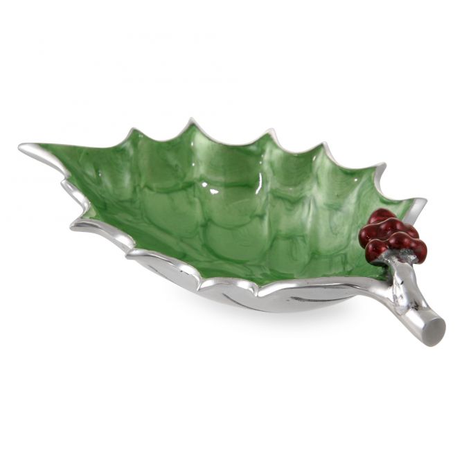Julia Knight Holly Sprig 10" Bowl, Mojito