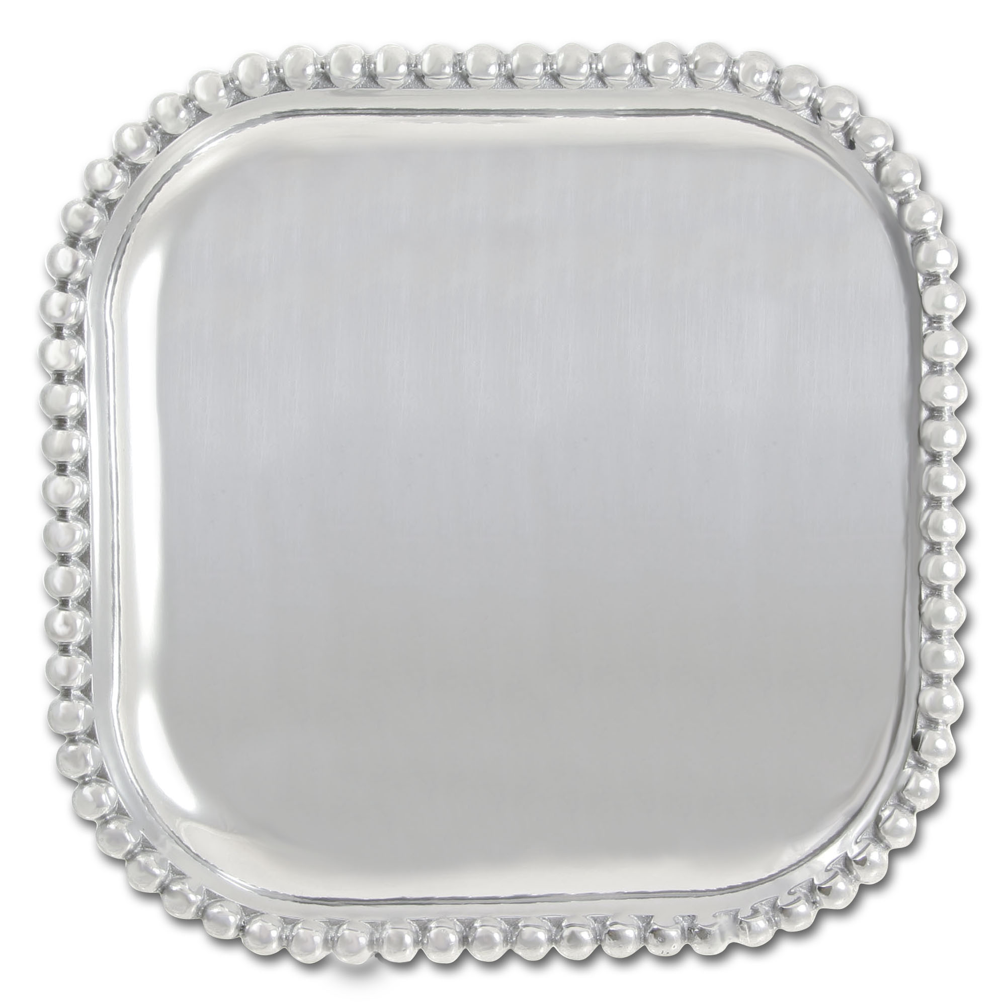Mariposa String of Pearls Square Platter, Small
