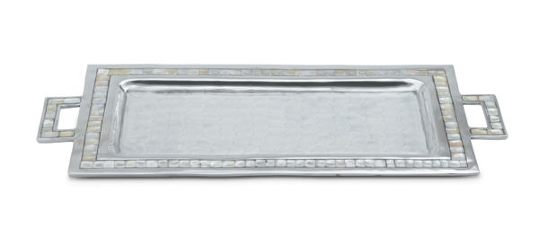 Julia Knight Classic 25" Tray with Handles, Snow