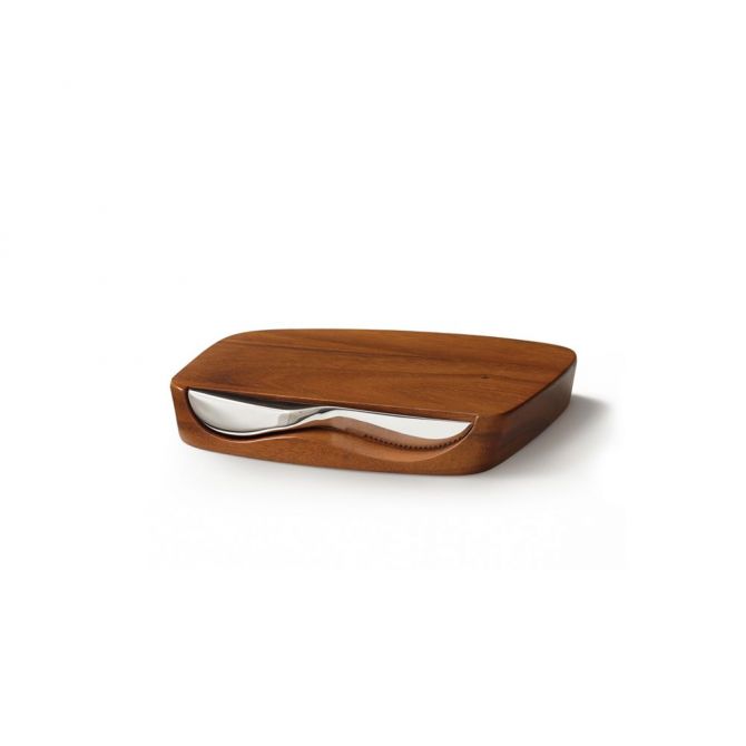 Nambe Blend Bar Board with Knife