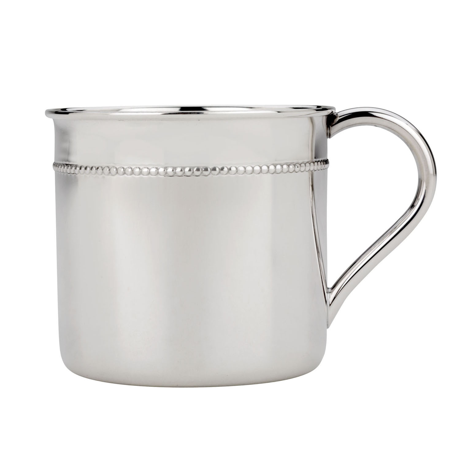 Reed & Barton Hampshire Sterling Silver Beaded Baby Cup Borsheims