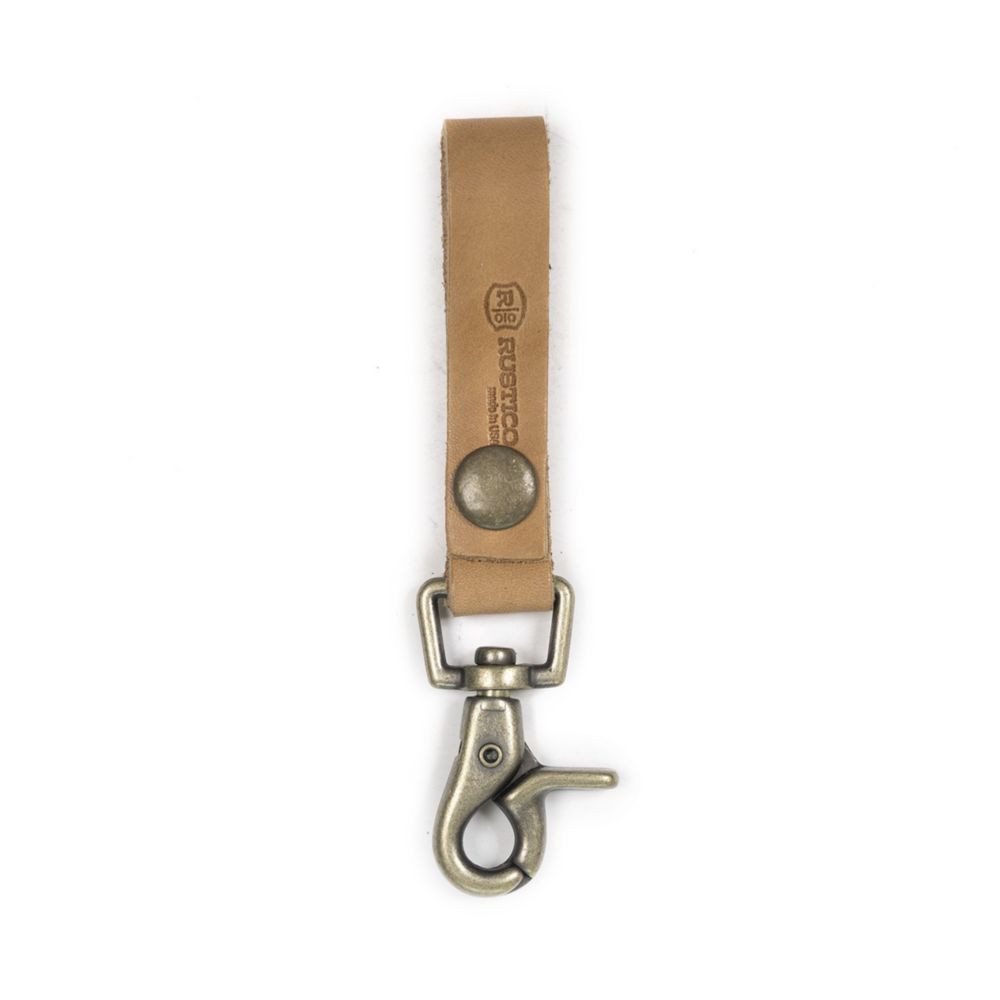 Rustico Super Loop Keychain, Buckskin Borsheims