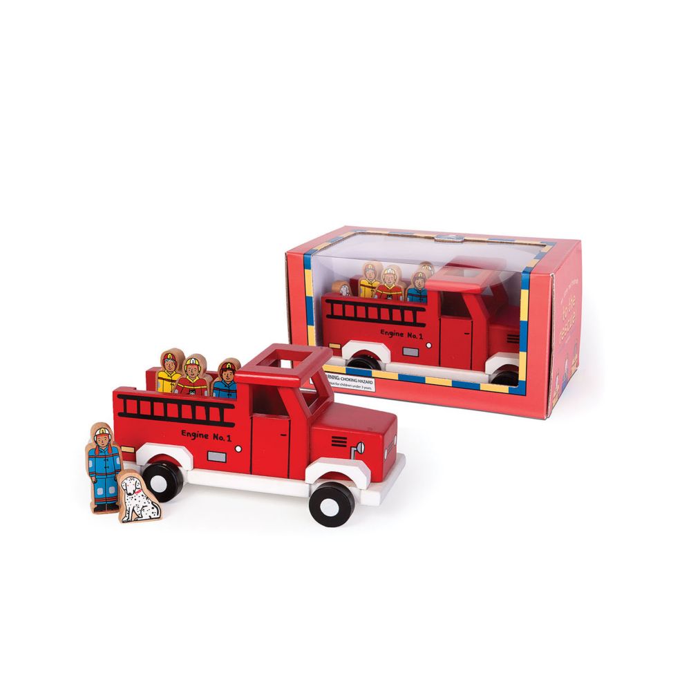 jack jack plays fire truck