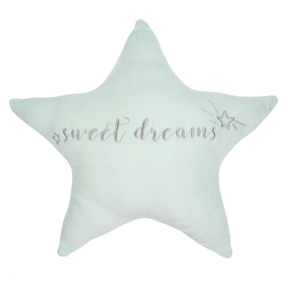 Sweet Dreams Blue Star Pillow Borsheims