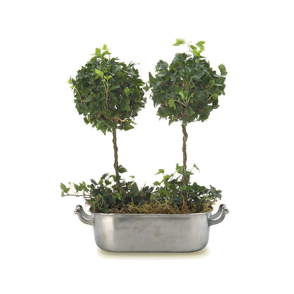 Match Pewter Large Planter with Handles A472.0 Borsheims