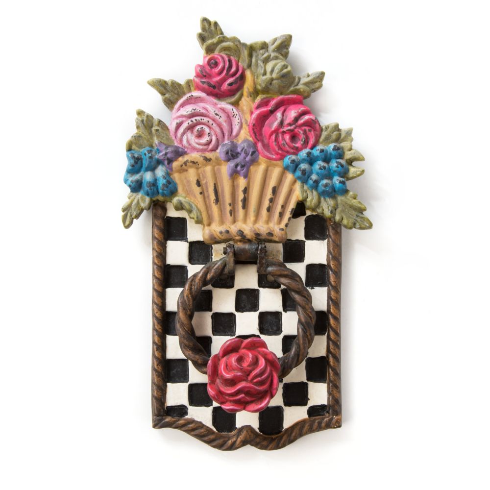 MackenzieChilds Flower Basket Door Knocker Borsheims
