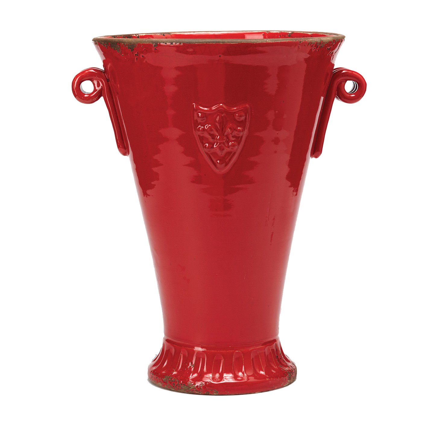 Vietri Red Trumpet Vase Planter RGA89051R Borsheims