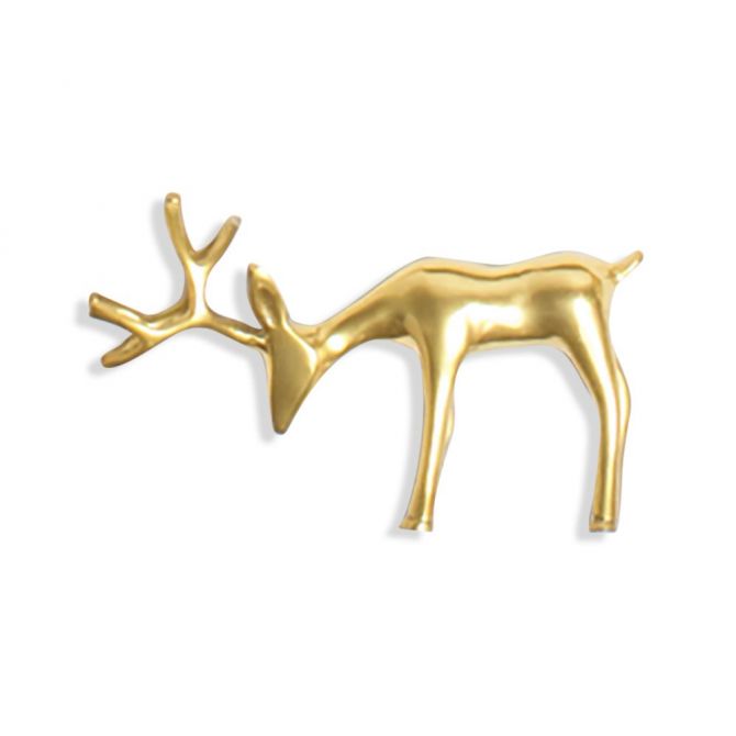 8 Oak Lane Medium Nose Down Reindeer Figurine