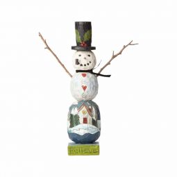 Sticks Believe Snowman with Scene Sticks Believe Snowman with Scene