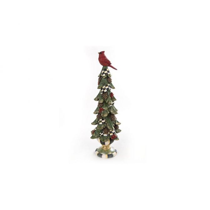 MacKenzie-Childs Christmas Cardinal Tree, Short | 35518-011