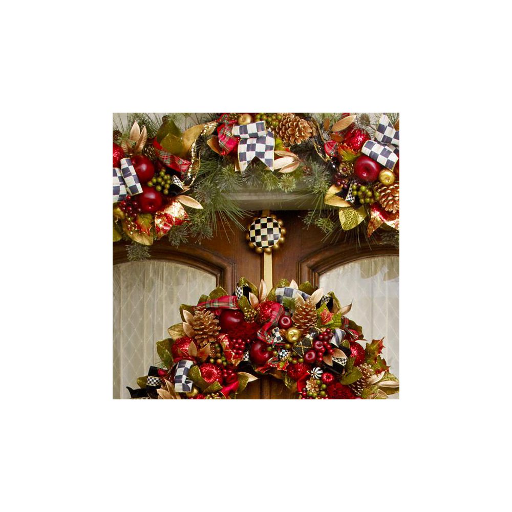 MacKenzie-Childs Courtly Check Wreath Hanger