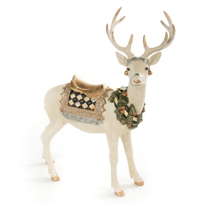 MacKenzie-Childs Winter White Stag, Standing