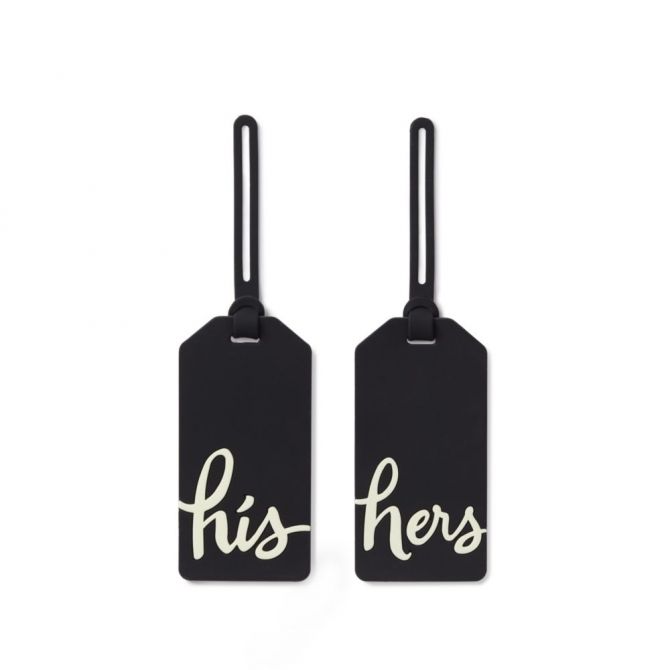 Kate Spade Off We Go His Hers Luggage Tags