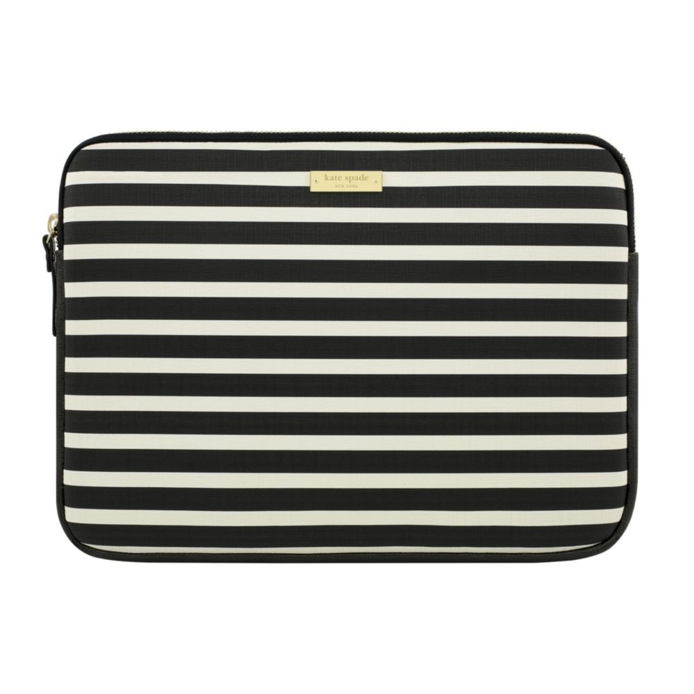 Kate Spade Printed Laptop Sleeve for 13" Macbook Fairmont Square, Black