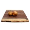 Andrew Pearce Black Walnut Double Live Edge Cutting & Presentation Board, Medium