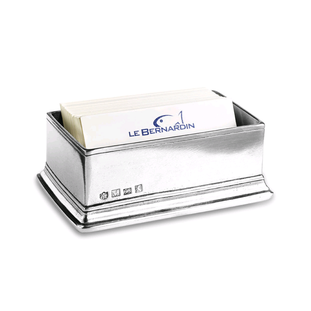 Match Pewter Sugar Packet Holder