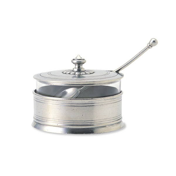 Match Pewter Parmesan Dish with Spoon