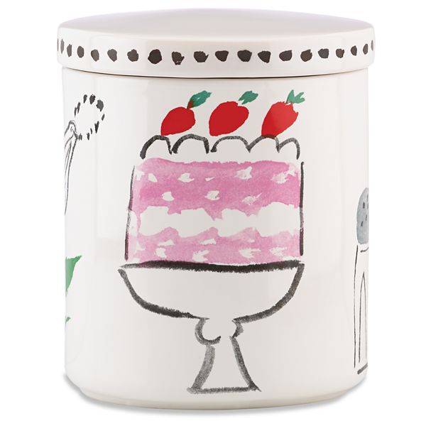 Kate Spade All In Good Taste Party Pantry Canister, Large Borsheims