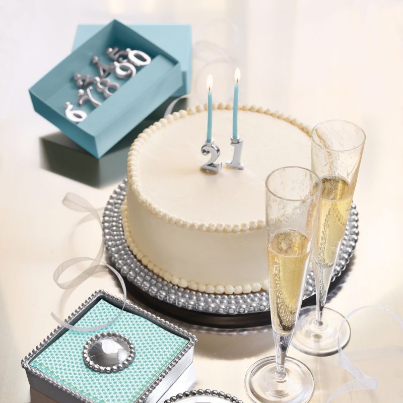 Mariposa Number Candle Holder