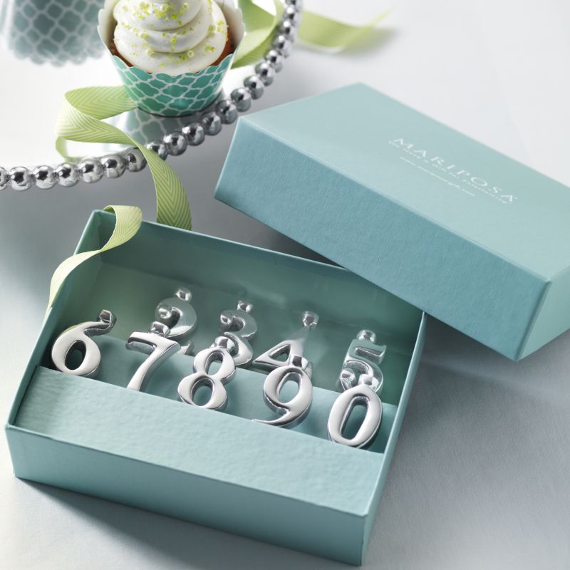 Mariposa Number Candle Holder