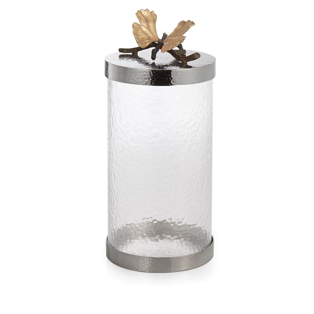 Michael Aram Butterfly Ginkgo Canister, Medium
