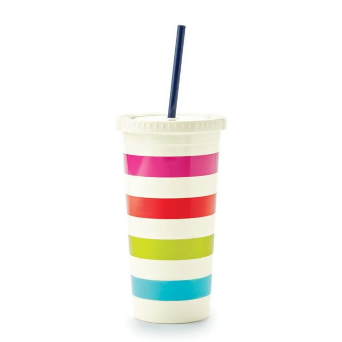 Kate Spade Candy Stripe Insulated Tumbler