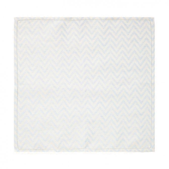Vietri Pardi Blue Chevron Napkin