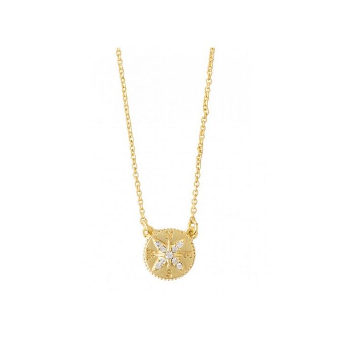 Spartina 449 Sea La Vie Adventure/Compass Necklace, 18"