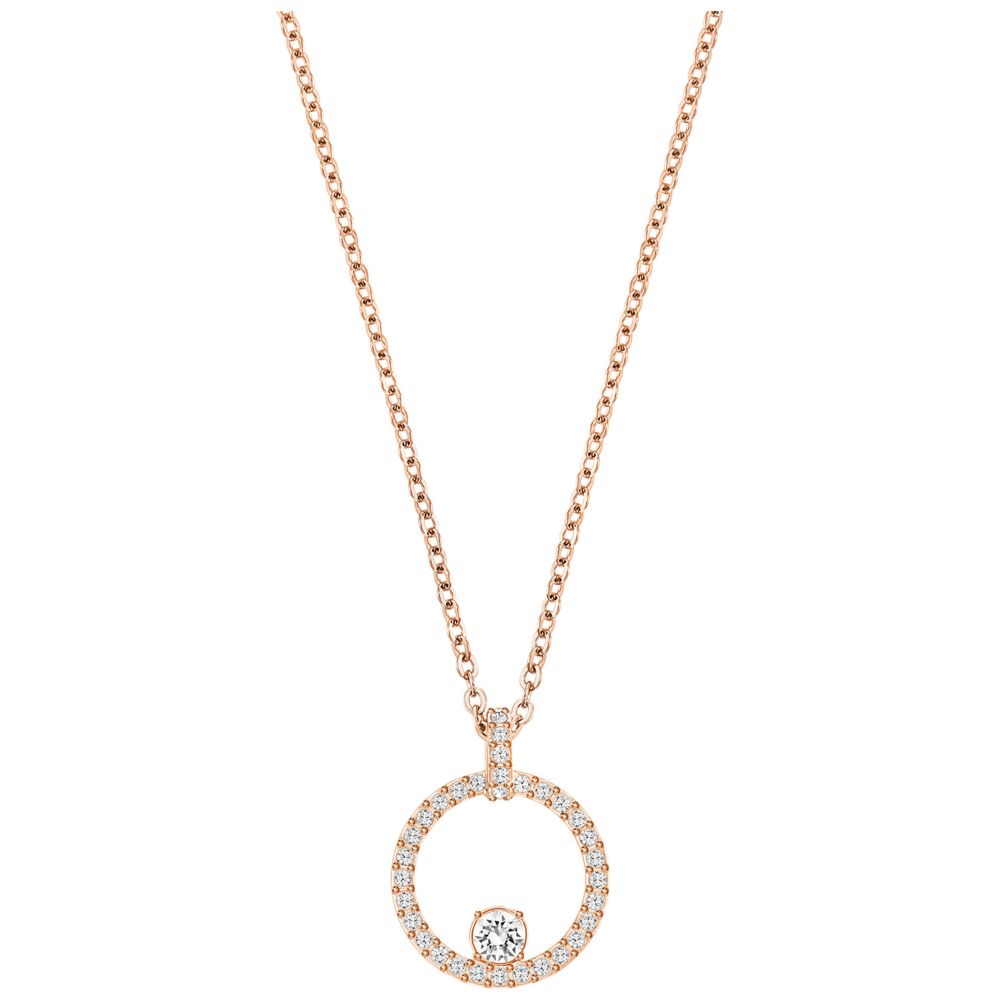 Swarovski Creativity Circle Rose Tone Pendant