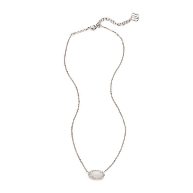 Kendra Scott White Kyocera Opal necklace. Goes for... - Depop