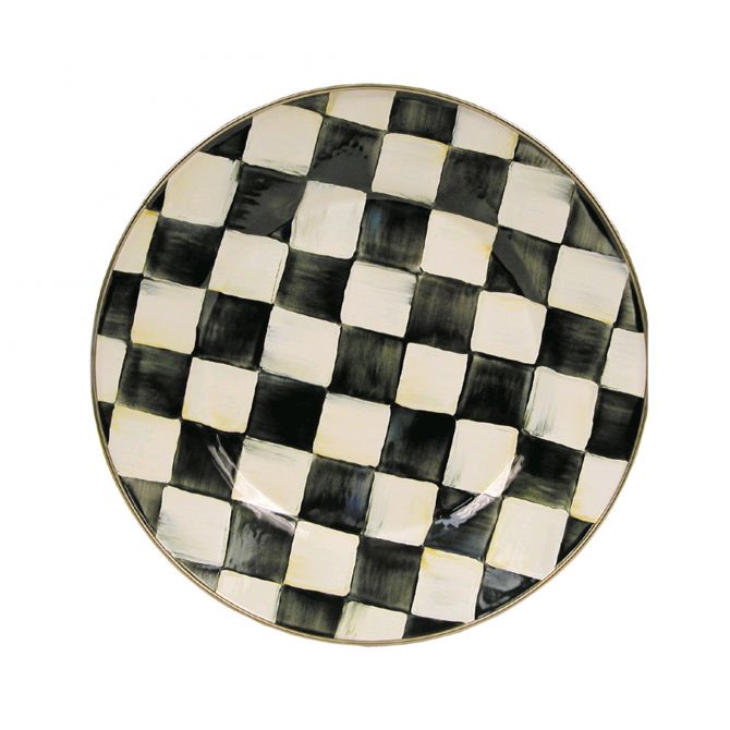 MacKenzie-Childs Courtly Check Dinner Plate