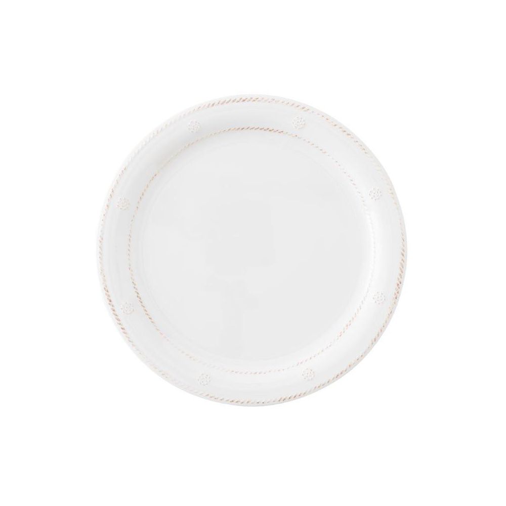Juliska Al Fresco Berry and Thread Whitewash Melamine Dinner Plate
