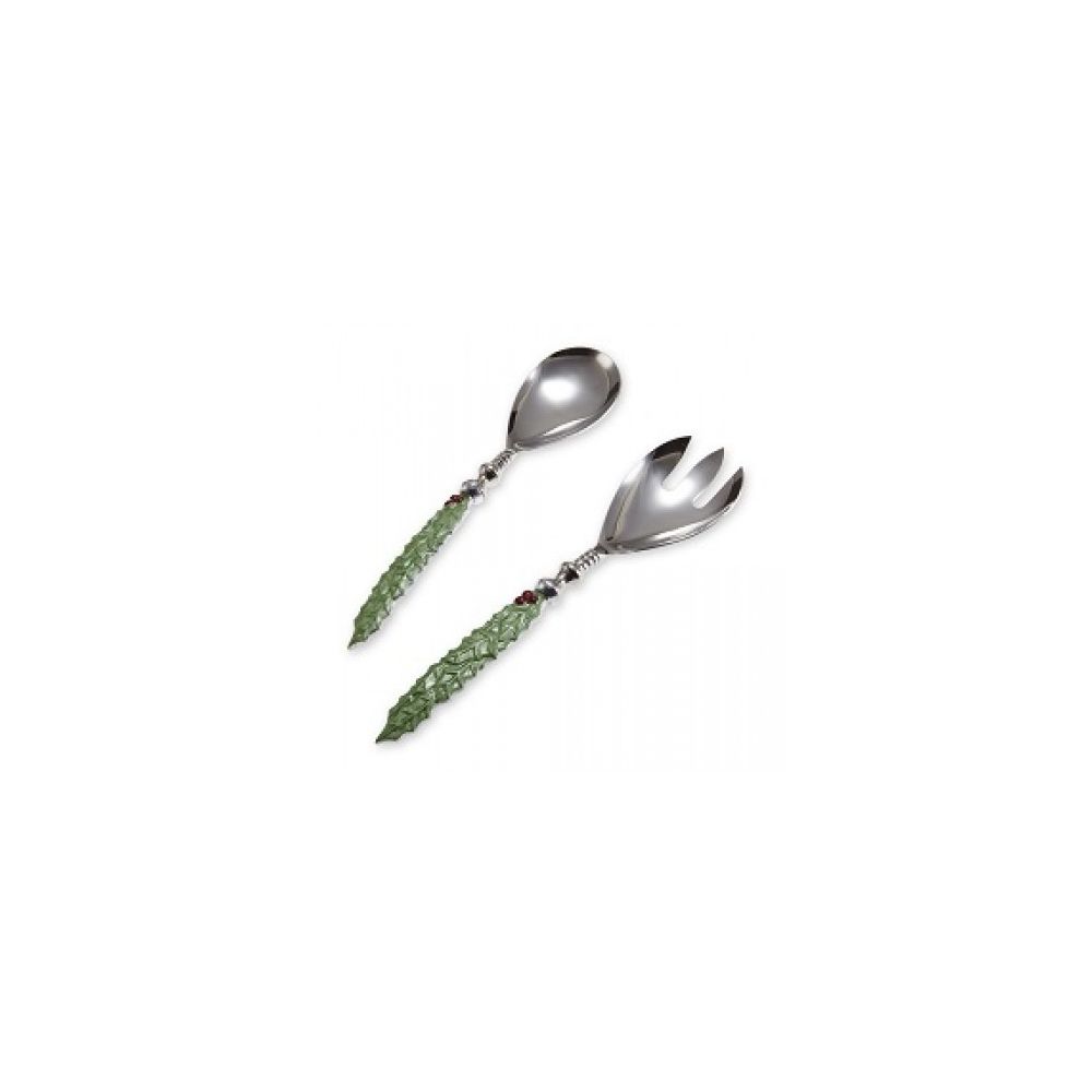 Julia Knight Holly Sprig Salad Serving Set, Mojito
