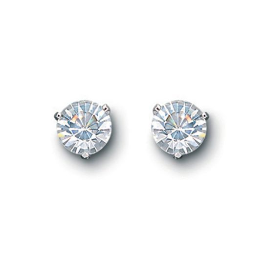 Swarovski Solitaire Pierced Earrings Borsheims Swarovski Solitaire Pierced Earrings