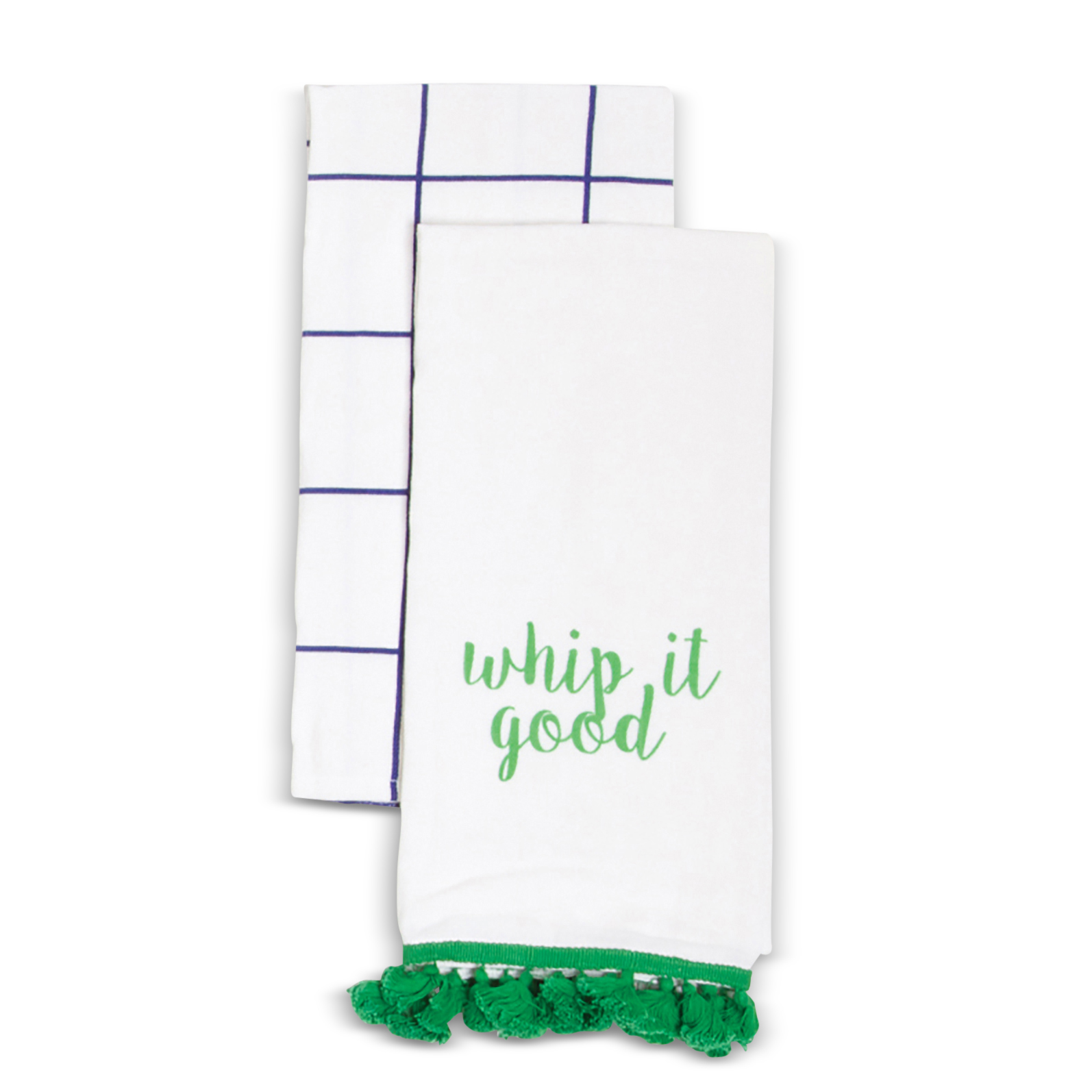 8 Oak Lane Whip It Good Kitchen Hand Towels, Set of 2 EN018WHP