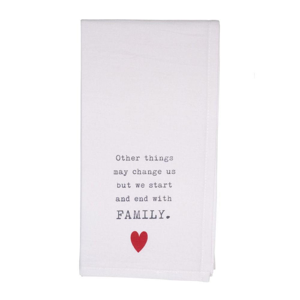 Honestly Goods Things May Change Tea Towel