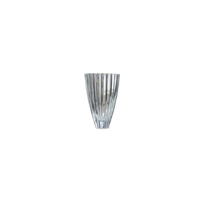 Gallway Irish Crystal 12" Linear Oval Vase