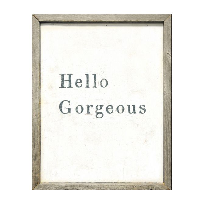 Sugarboo Designs Hello Gorgeous Framed Art Print