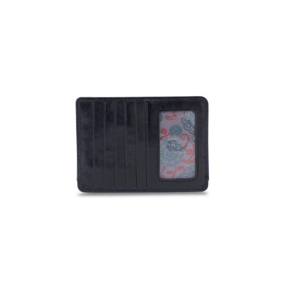 Hobo Euro Slide Credit Card Wallet, Black