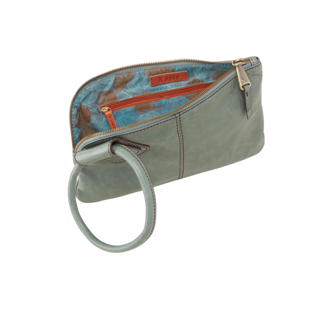 HOBO International Sable Wristlet, Bottle Green
