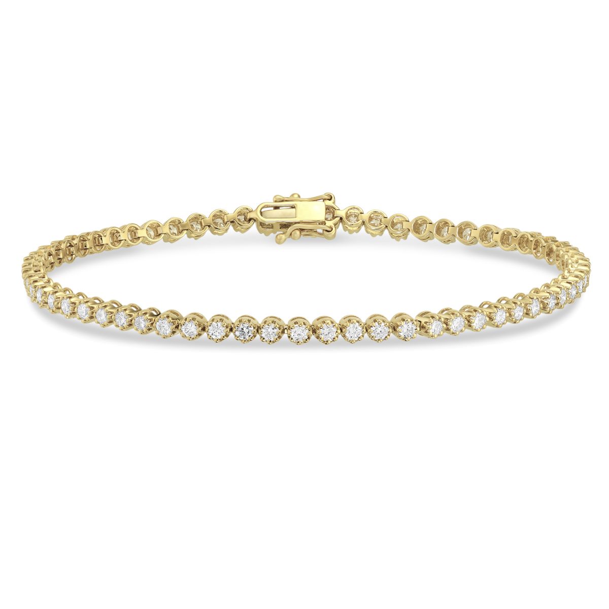 14K Yellow Gold Diamond Tennis Bracelet, 2.04cttw | Borsheims