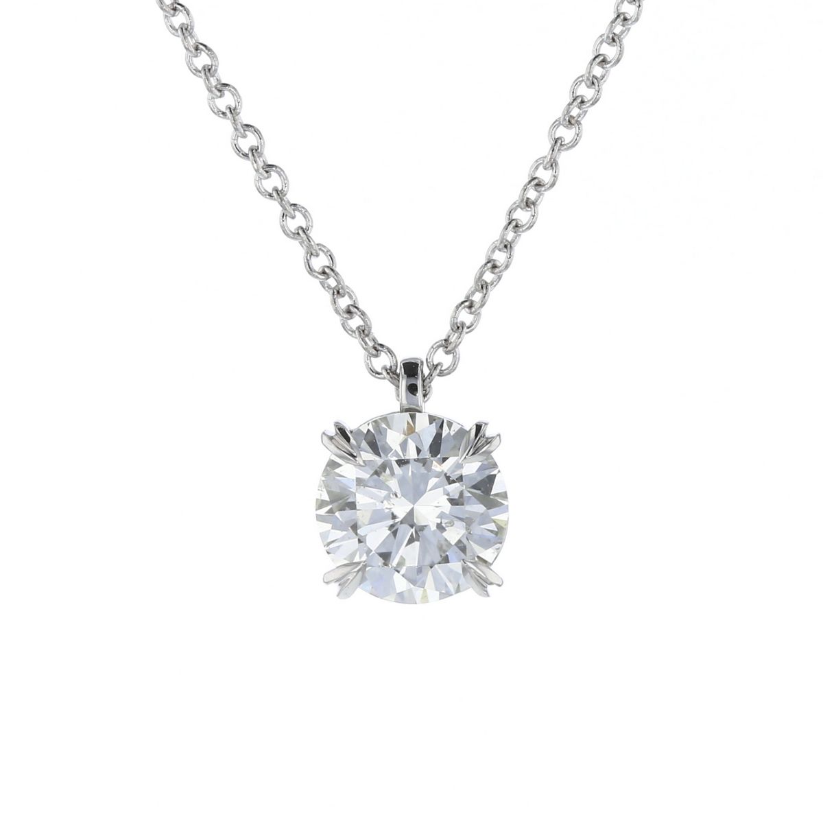 Kalahari Dream Diamond 18K White Gold Diamond Pendant, 1.00ct